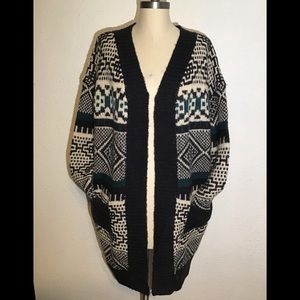 Freeway open sweater cardigan